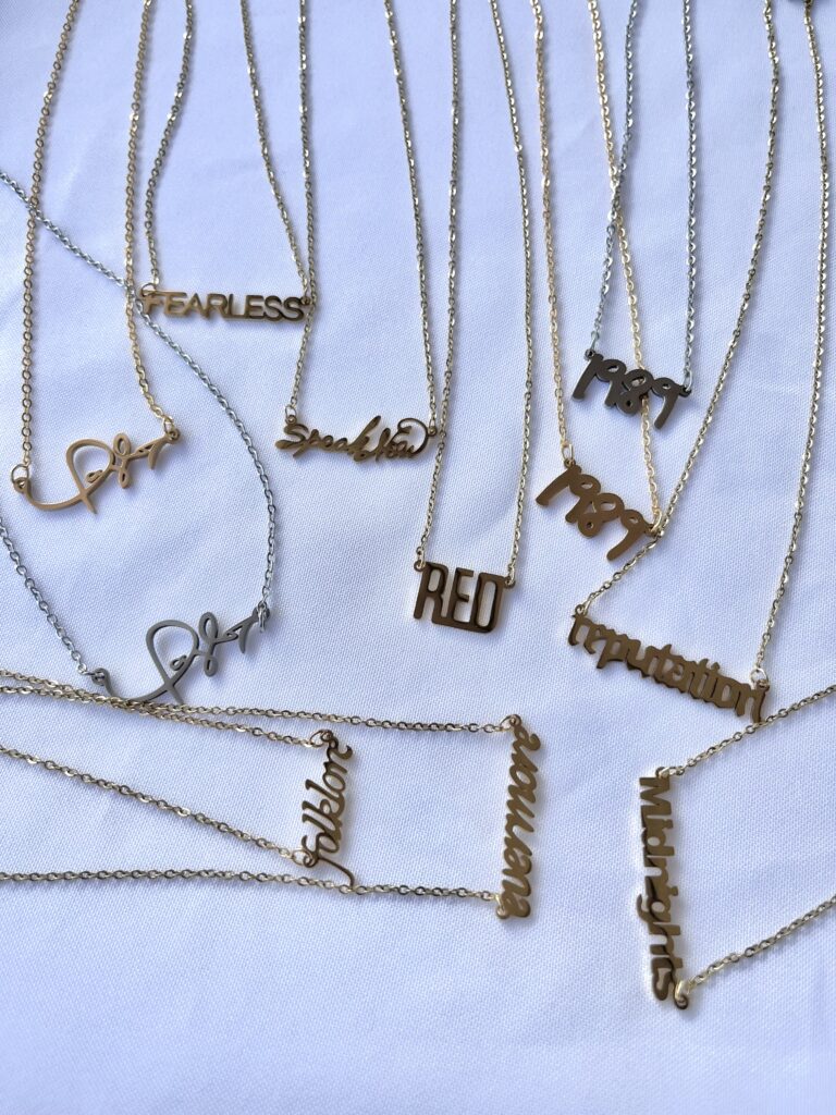 Taylor Swift Inspired Album Necklace