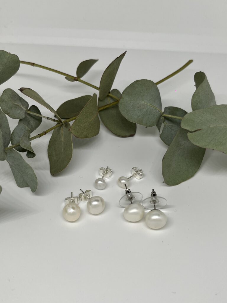 Pearl Stud Earrings