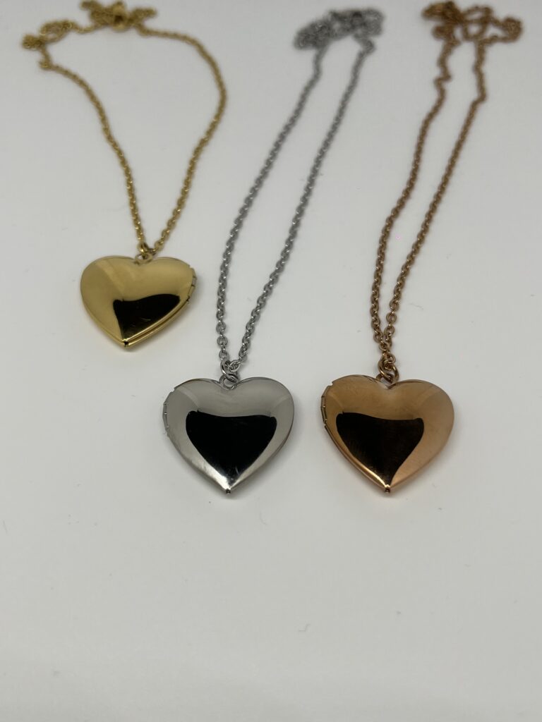 Heart Locket Simple Necklace