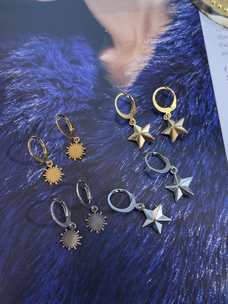 Sun and Stars Earrings