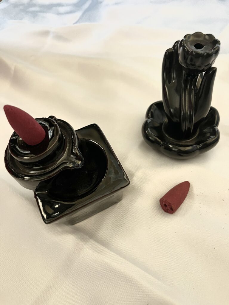 Back flow Incense holders