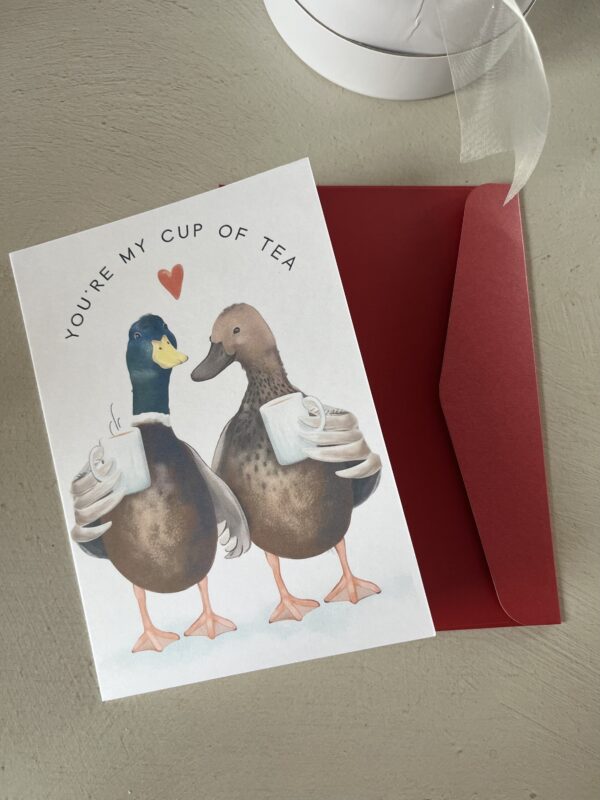 “You’re my cup of tea” Card - Image 2