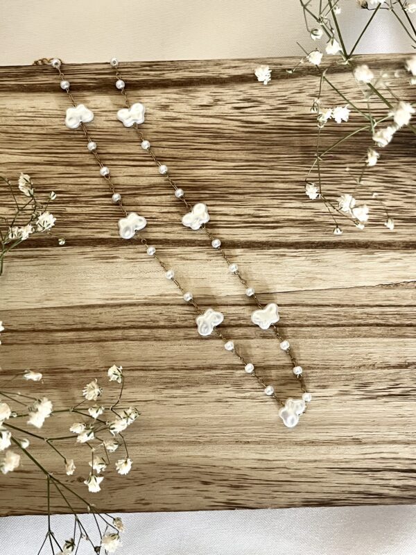 Butterfly Pearl Necklace - Image 2