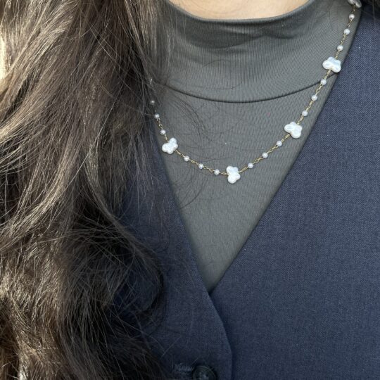 Butterfly Pearl Necklace