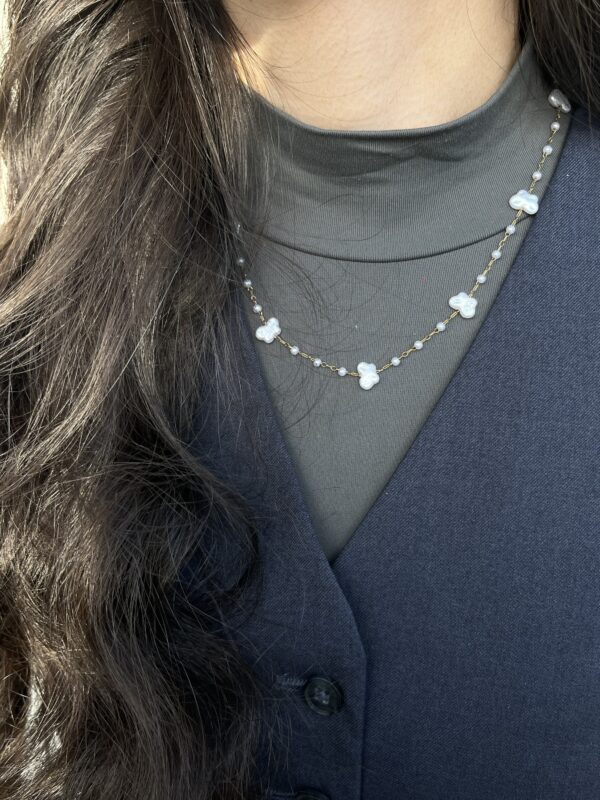 Butterfly Pearl Necklace