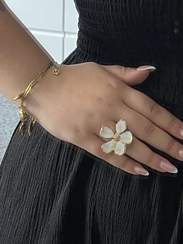 Colourful Flower Ring - Image 2