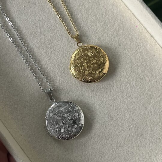 Circle Locket Necklace