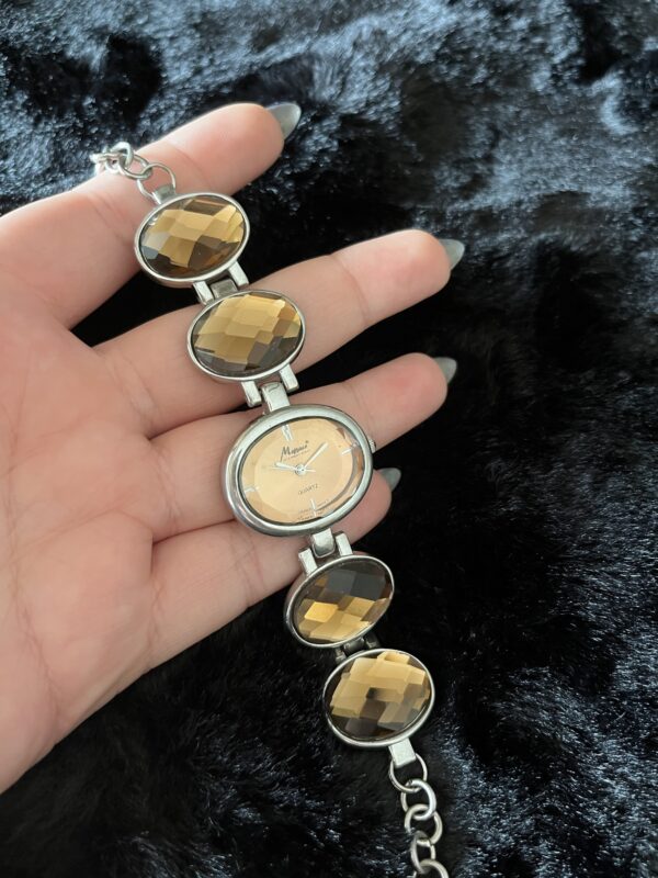 Monaco Brown diamond watch