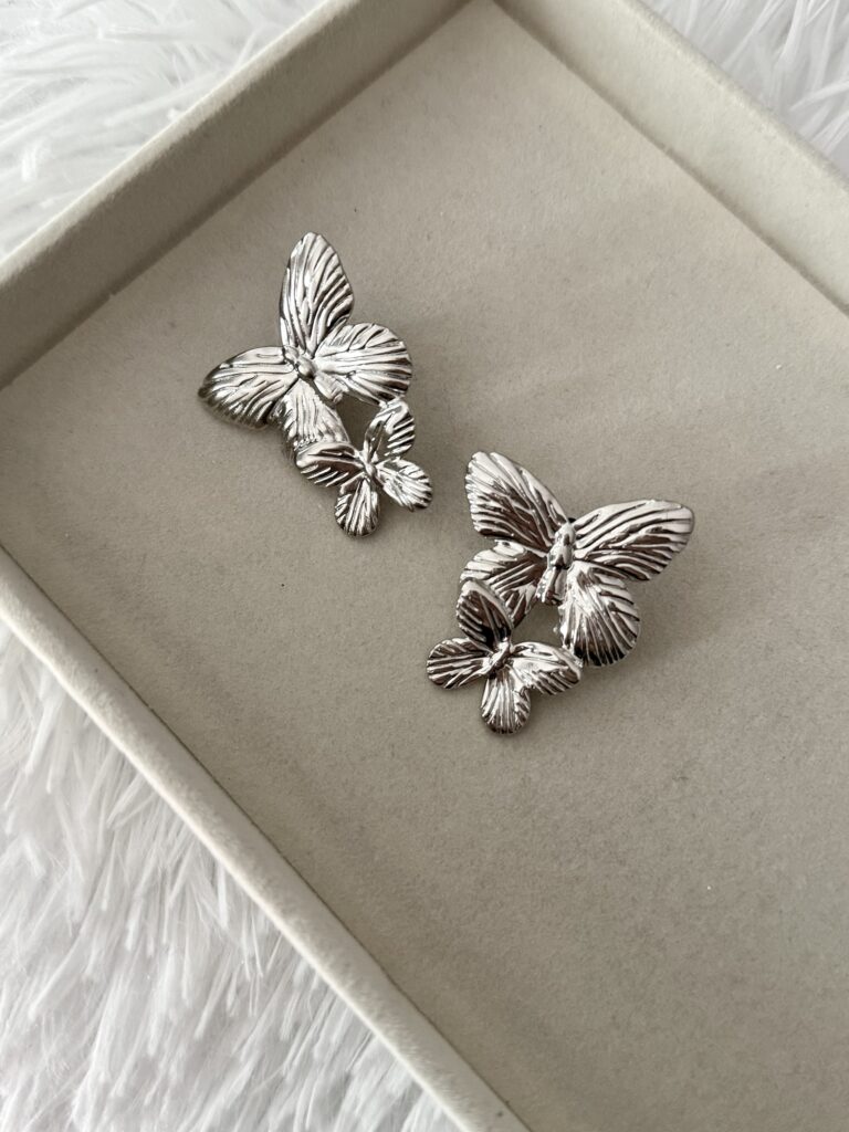 Double Butterfly Earrings