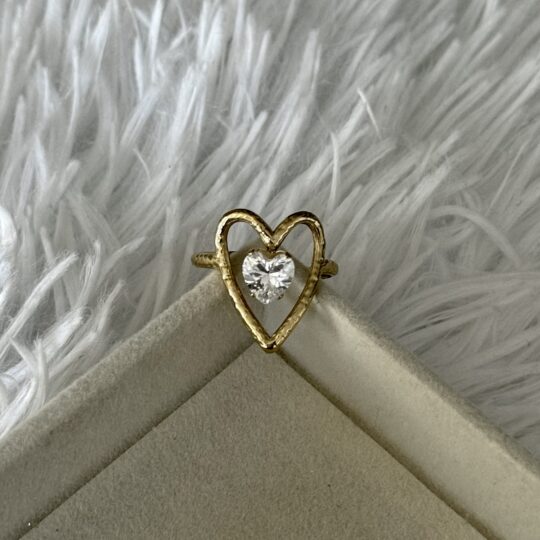 Diamond Heart Ring