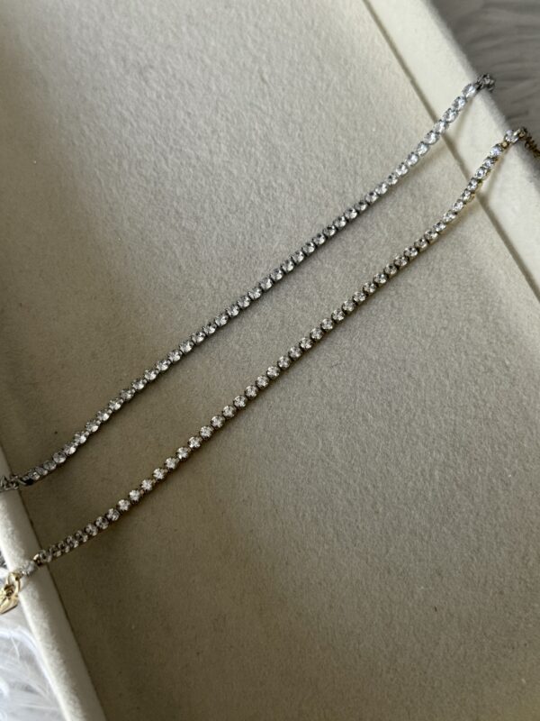 Thin Tennis Bracelet