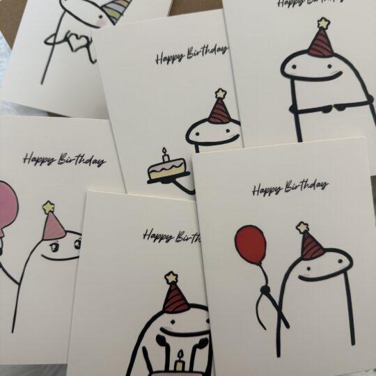 Mini Happy Birthday Cards