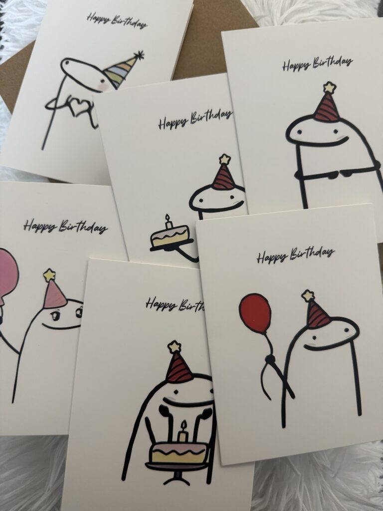 Mini Happy Birthday Cards