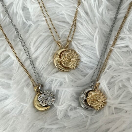 Sun and Moon Magnetic Necklaces