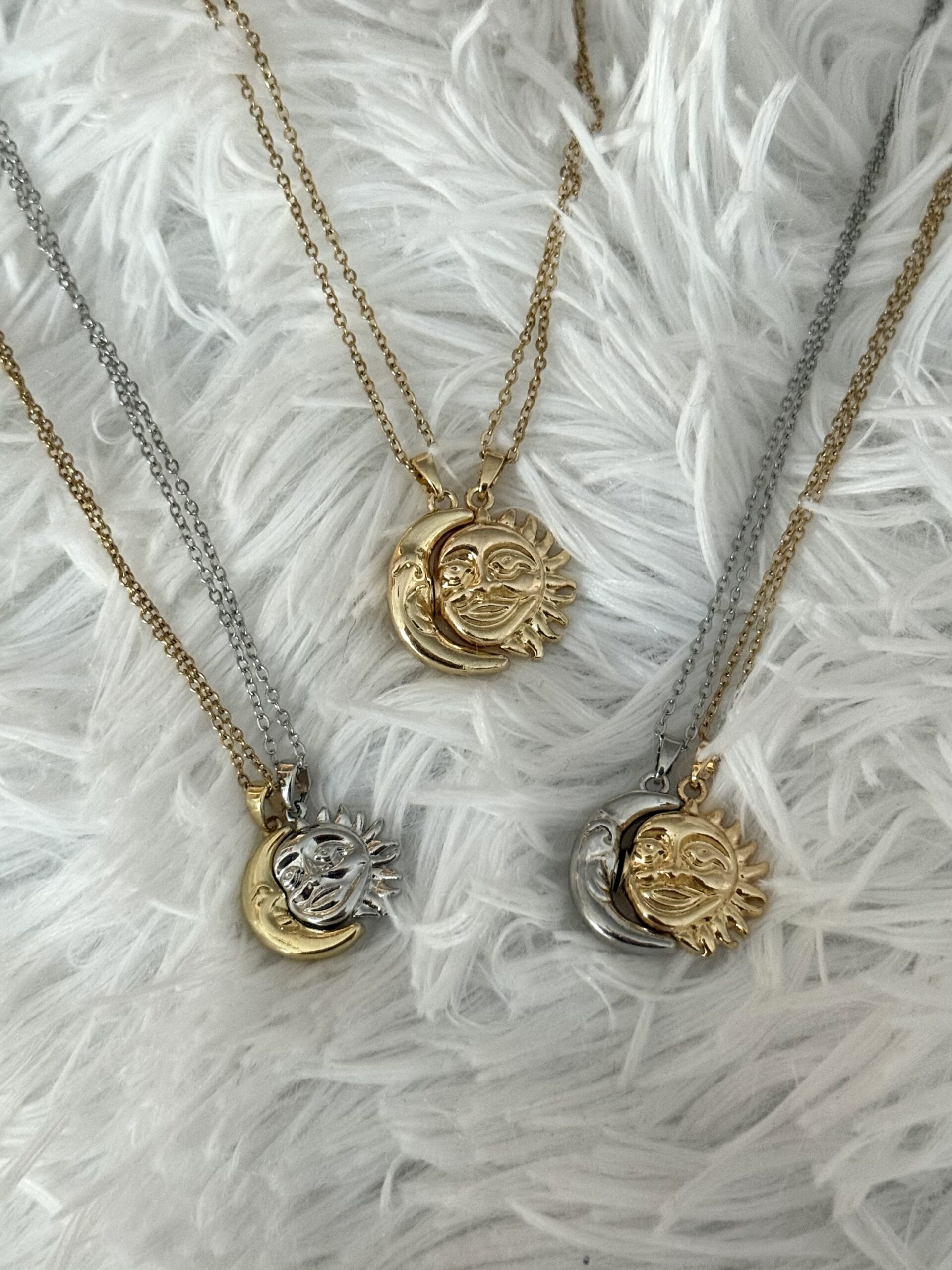 Sun and Moon Magnetic Necklaces