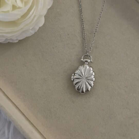 Flower Locket Necklace