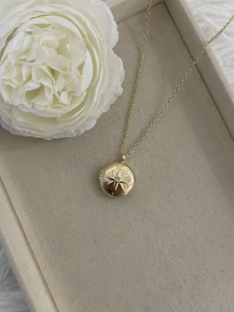 Compass Locket Necklace