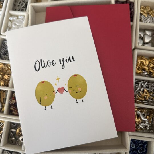 Olive You Card