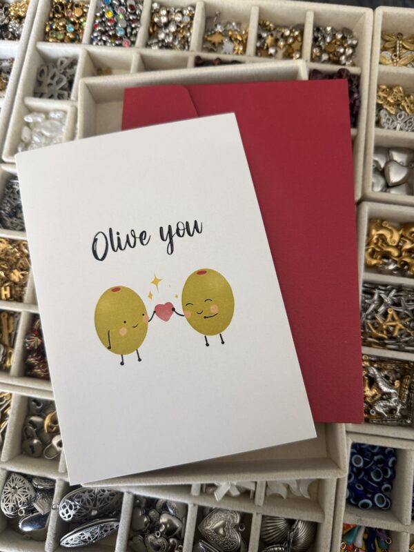 Olive You Card