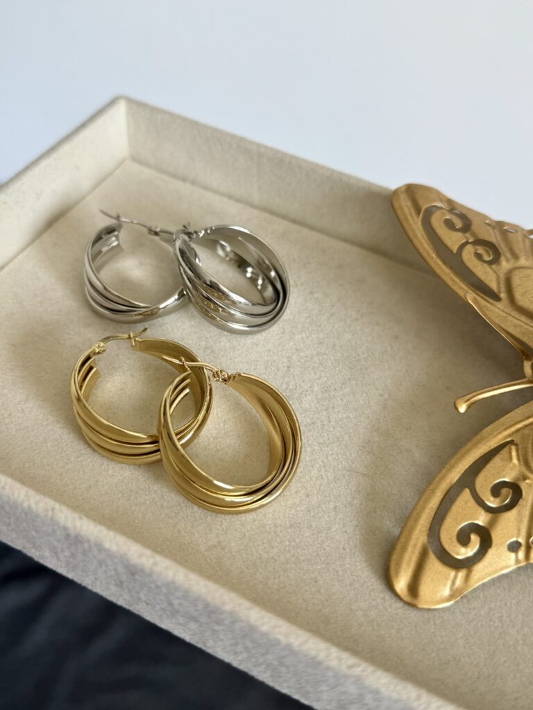 Big Twisted Hoops