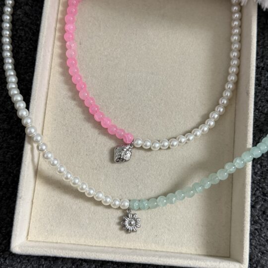 Dahlia Half Necklaces