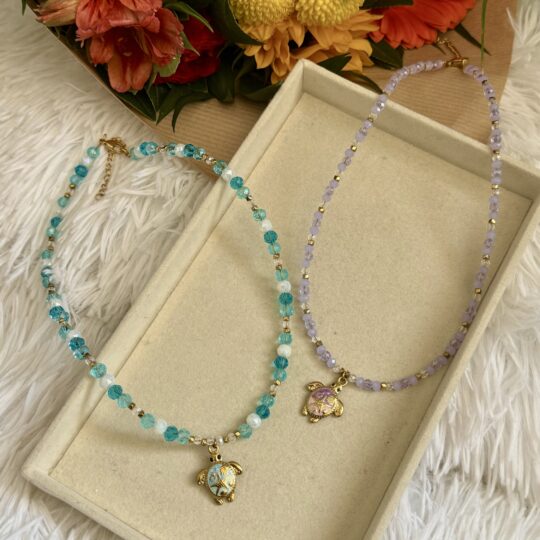Turtle Beaded Necklace