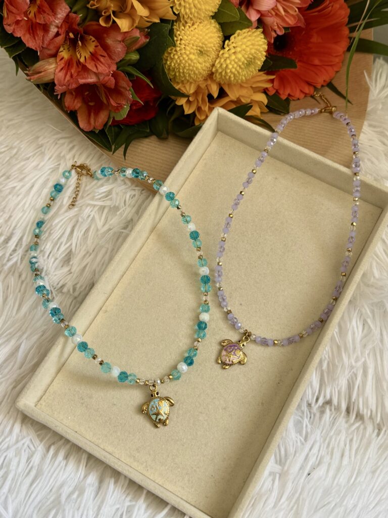 Turtle Beaded Necklace