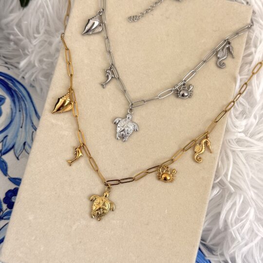 Mykonos Charm Necklace