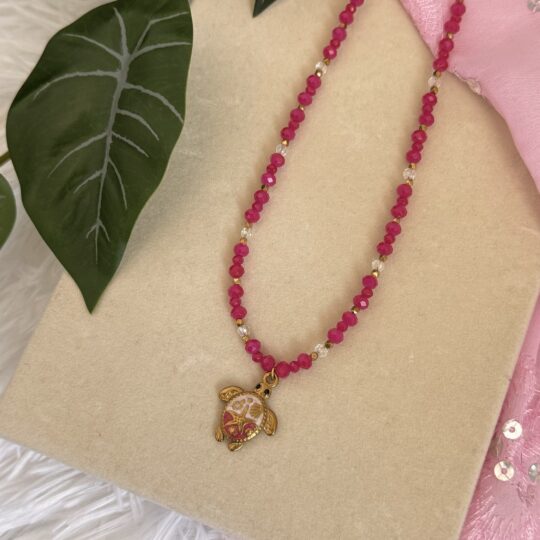 Turtle Beaded Necklace