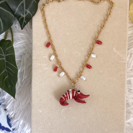 Crawdad Murano Necklace