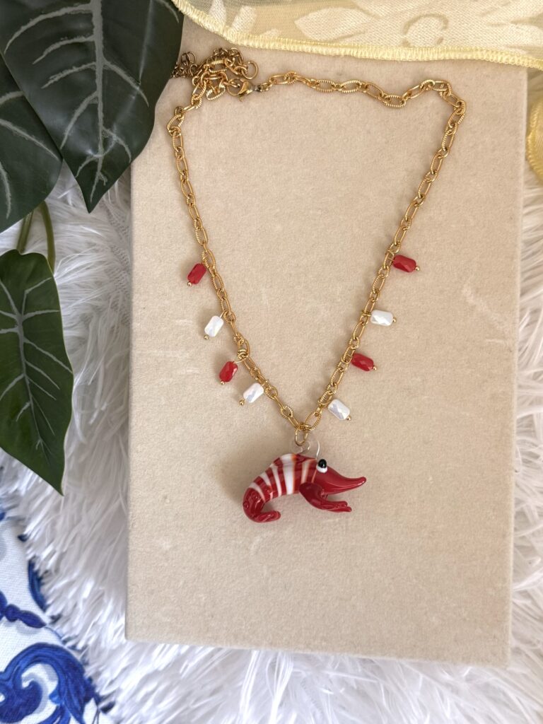 Crawdad Murano Necklace