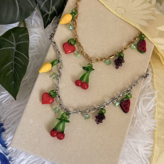 Fruit Salad Charm Necklace