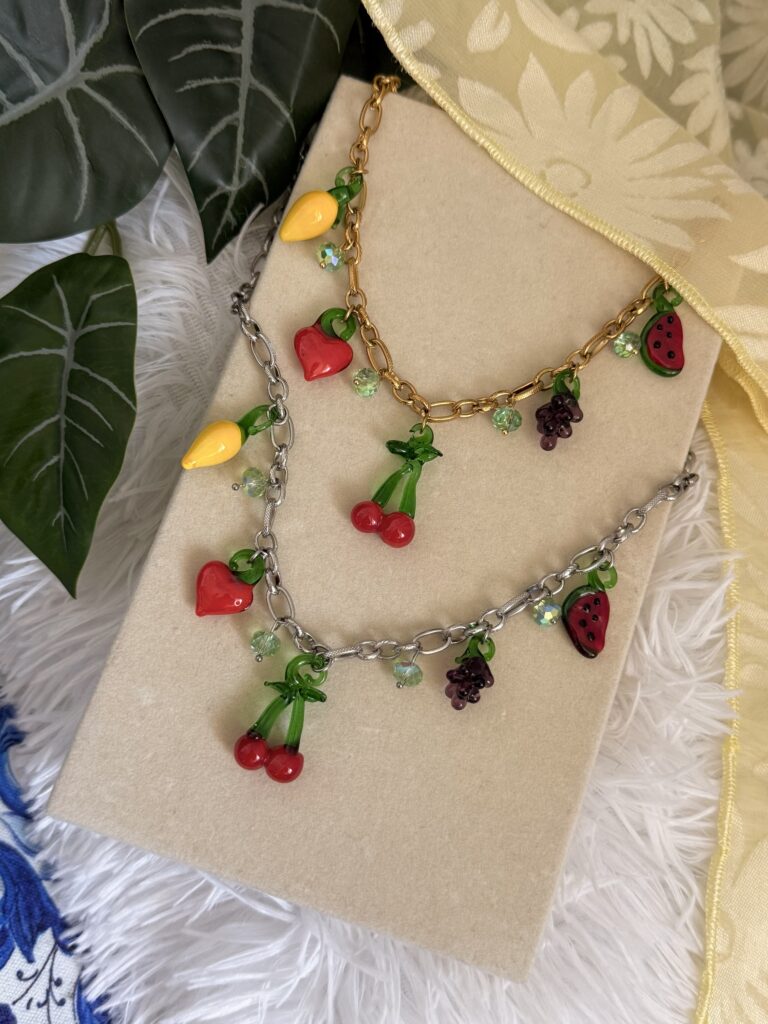 Fruit Salad Charm Necklace