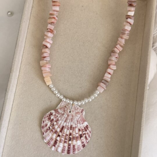 Pink Shell Necklace