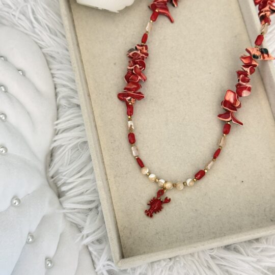 Lobster Beaded Necklace