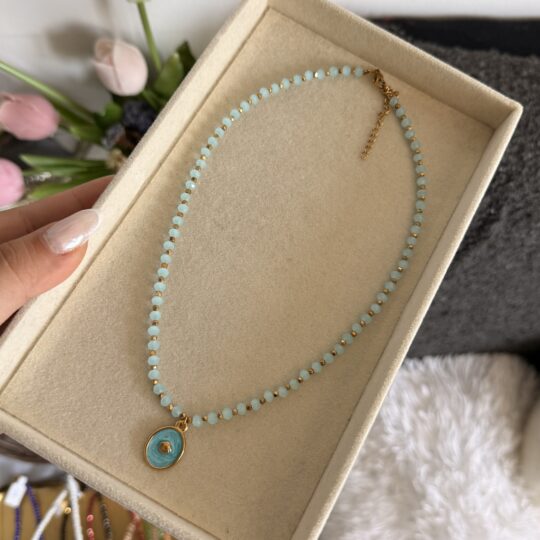 Blue Shell Necklace