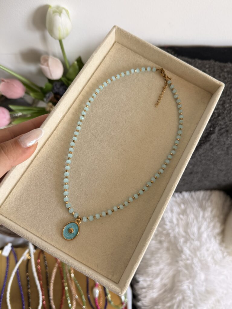 Blue Shell Necklace