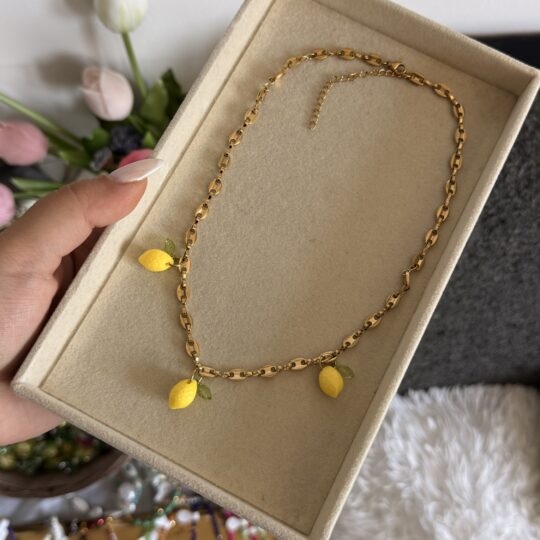 Lemon Charm Necklace