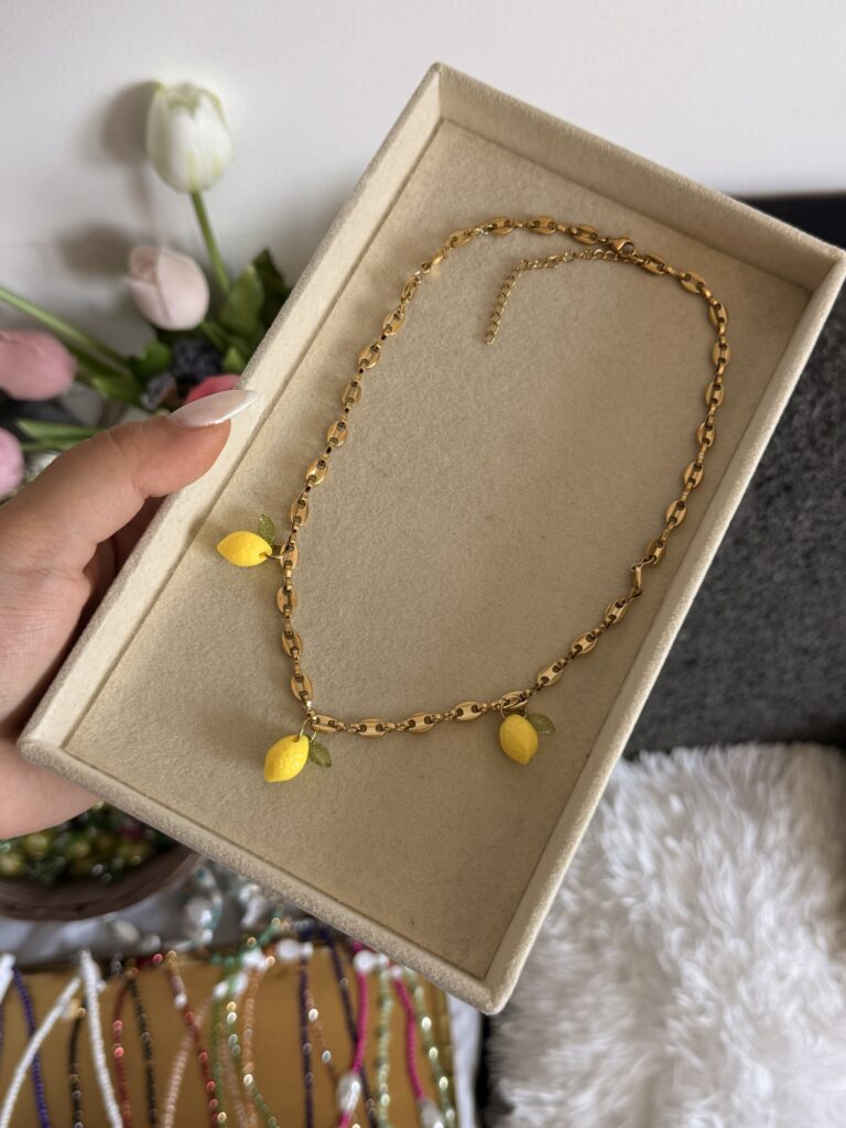 Lemon Charm Necklace