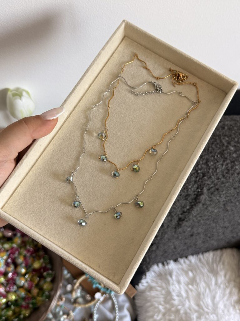 Iris Dark Charm Necklace