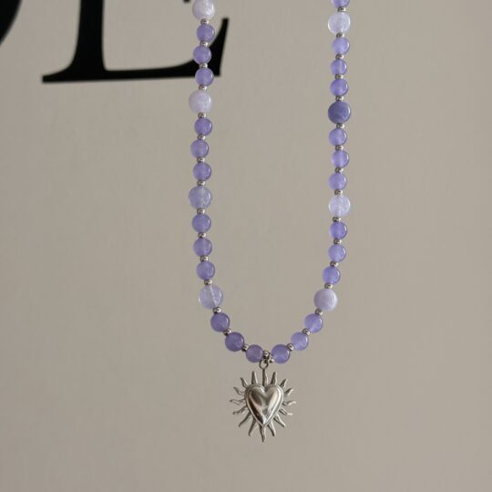 Purple Heart Necklace