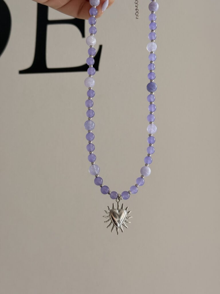 Purple Heart Necklace