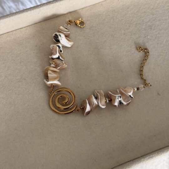 Spiral Shell Bracelet